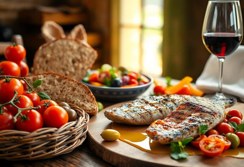 Benefici della dieta mediterranea per migliorare salute cardiovascolare e benessere