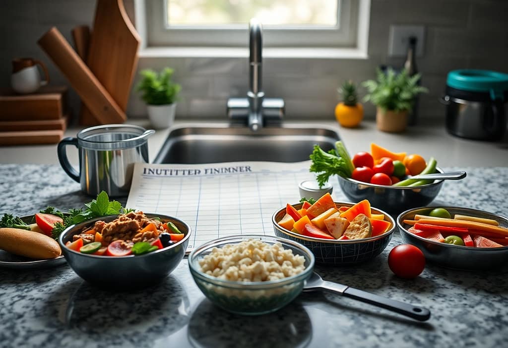 Pianificazione settimanale dei pasti per bilanciare macro e micronutrienti essenziali